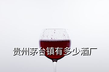 貴州茅臺鎮(zhèn)有多少酒廠