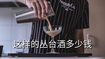 這樣的叢臺酒多少錢