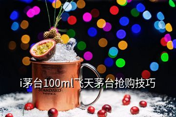 i茅臺100ml飛天茅臺搶購技巧