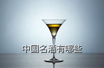 中國名酒有哪些