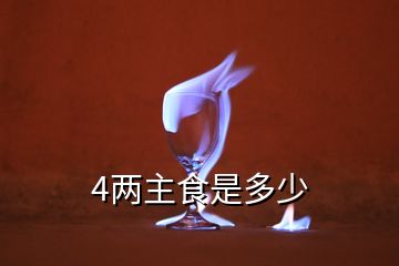 4兩主食是多少