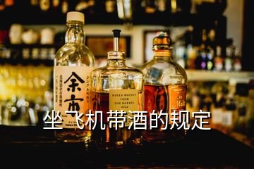 坐飛機(jī)帶酒的規(guī)定