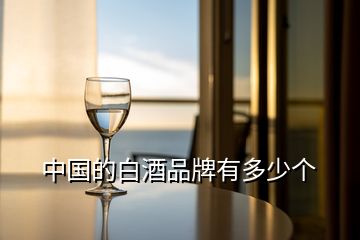 中國(guó)的白酒品牌有多少個(gè)