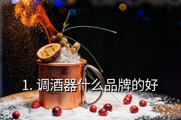 1. 調酒器什么品牌的好