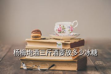 楊梅炮酒三斤酒要放多少冰糖