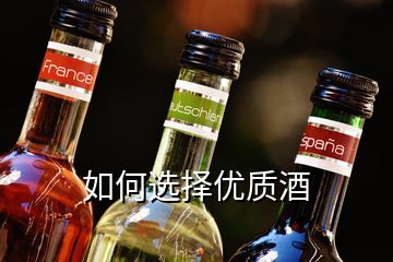 如何選擇優(yōu)質酒