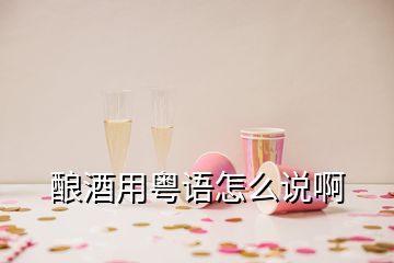 釀酒用粵語怎么說啊