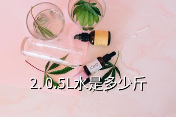 2. 0.5L水是多少斤