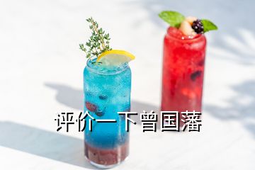 評價一下曾國藩