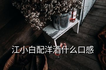 江小白配洋酒什么口感