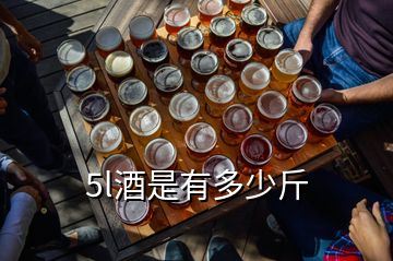 5l酒是有多少斤