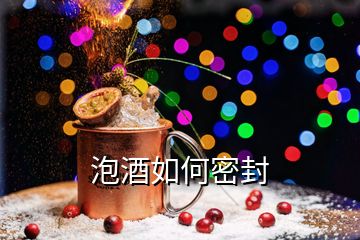 泡酒如何密封