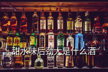 甜水味后勁大是什么酒