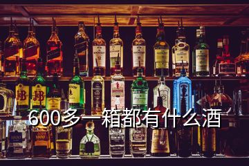 600多一箱都有什么酒