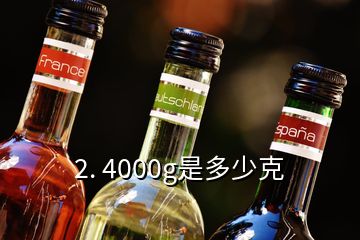 2. 4000g是多少克