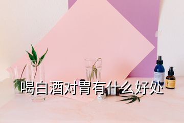 喝白酒對(duì)胃有什么好處