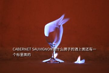 CABERNET SAUVIGNON是什么牌子的酒上面還有一個(gè)標(biāo)里面的