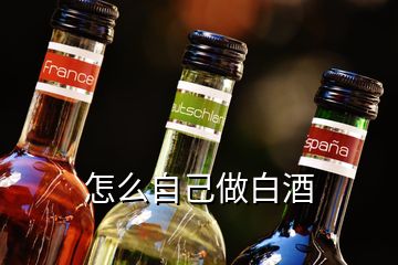 怎么自己做白酒