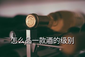 怎么品一款酒的級別