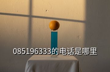 085196333的電話是哪里