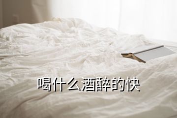 喝什么酒醉的快