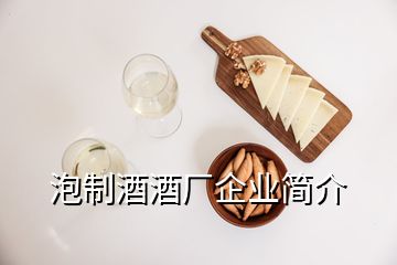 泡制酒酒廠企業(yè)簡(jiǎn)介