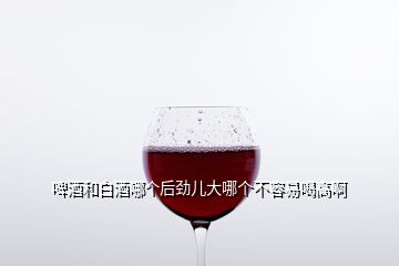 啤酒和白酒哪個(gè)后勁兒大哪個(gè)不容易喝高啊