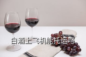 白酒上飛機(jī)能托運嗎