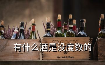 有什么酒是沒度數(shù)的