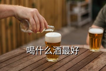 喝什么酒最好