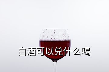 白酒可以兌什么喝