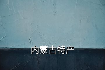 內(nèi)蒙古特產(chǎn)