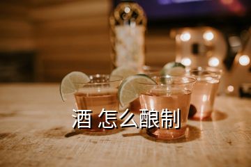 酒 怎么釀制