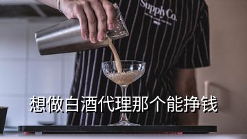 想做白酒代理那個(gè)能掙錢