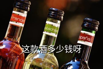 這款酒多少錢(qián)呀