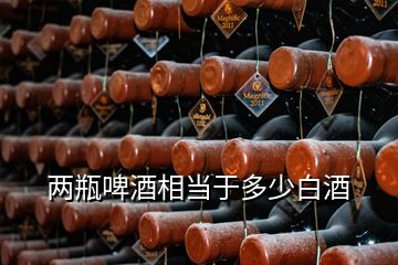 兩瓶啤酒相當于多少白酒