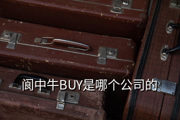 閬中牛BUY是哪個(gè)公司的