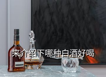 來介紹下哪種白酒好喝