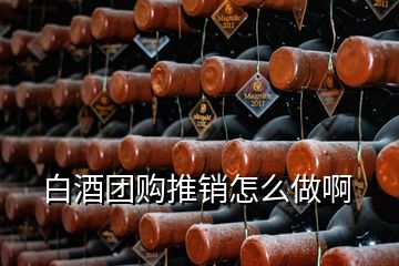 白酒團(tuán)購?fù)其N怎么做啊