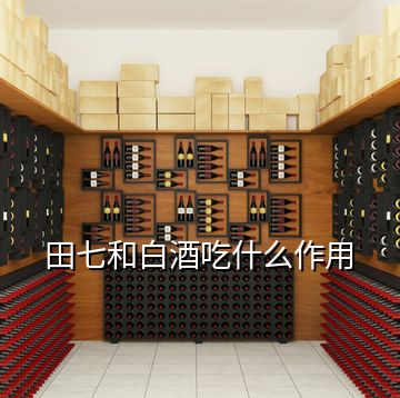 田七和白酒吃什么作用