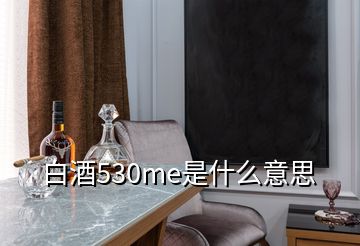 白酒530me是什么意思