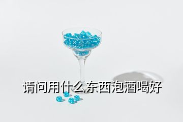 請(qǐng)問用什么東西泡酒喝好