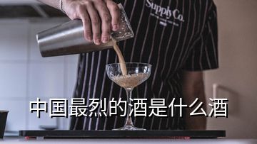 中國(guó)最烈的酒是什么酒