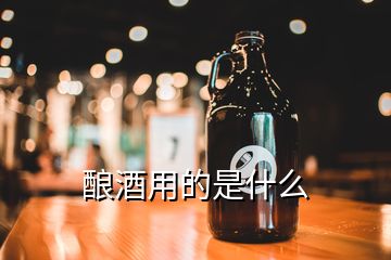 釀酒用的是什么