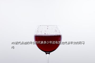 XO是代表酒的年份的代表多少年還有其他代表年分的符號嗎