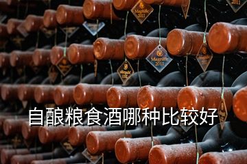 自釀糧食酒哪種比較好