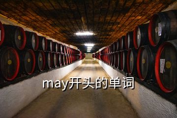 may開(kāi)頭的單詞