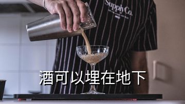 酒可以埋在地下