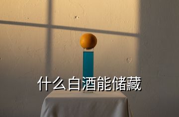 什么白酒能儲(chǔ)藏