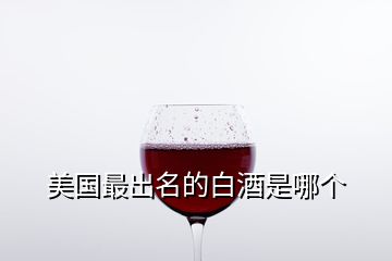 美國最出名的白酒是哪個